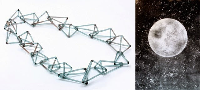 Dependent on the Light: Jane D'Arensbourg's Sculptural Glass Jewelry & Amy Ruppel's Nature-Based Monoprints