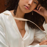 Medium Curve Necklace in 14k Yellow Gold