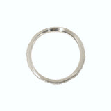Curved Band in Sand-Textured Platinum