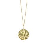 Sugar Brick Scattered Diamond Necklace in 18k Gold