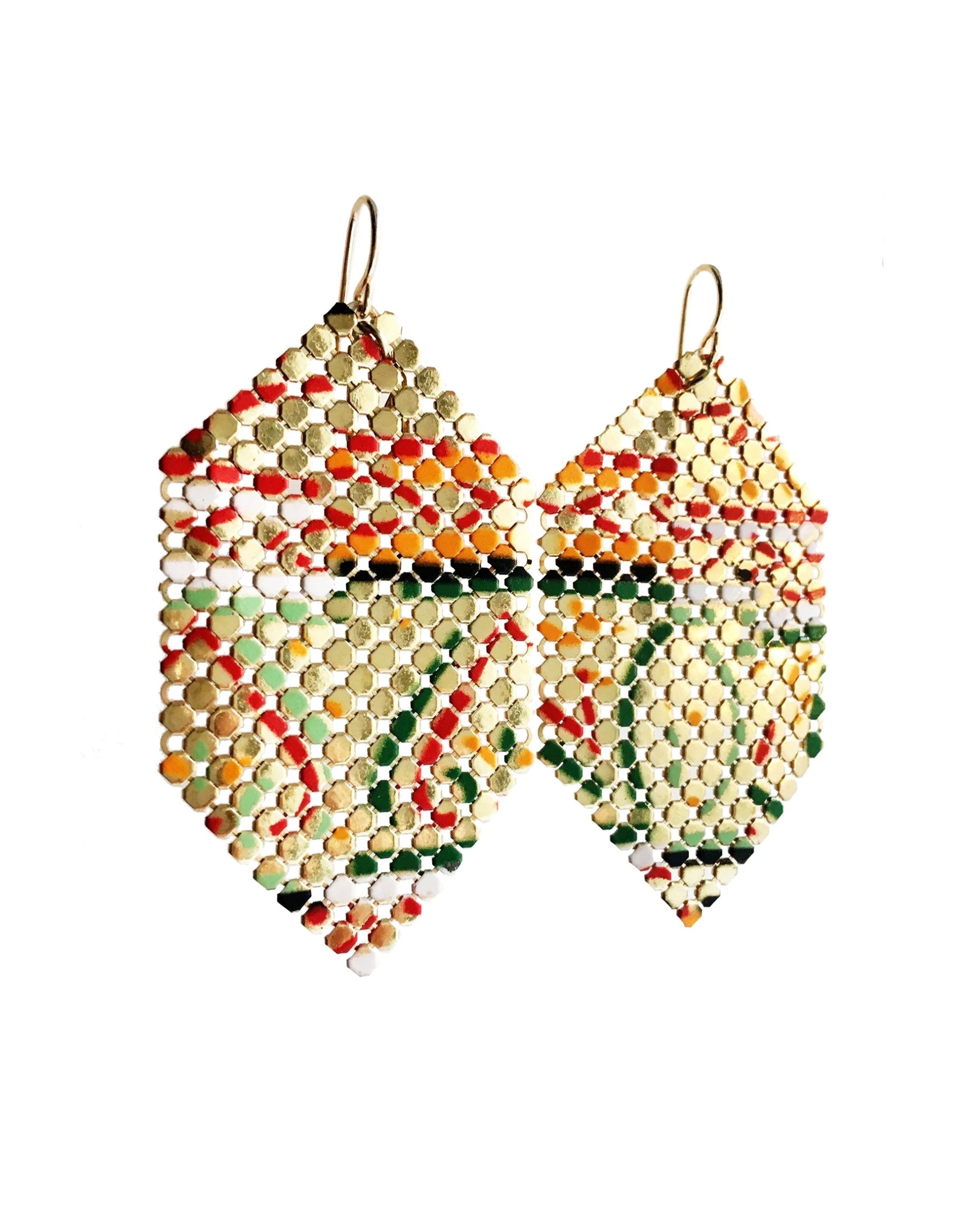 Graffiti Large Banner Earrings