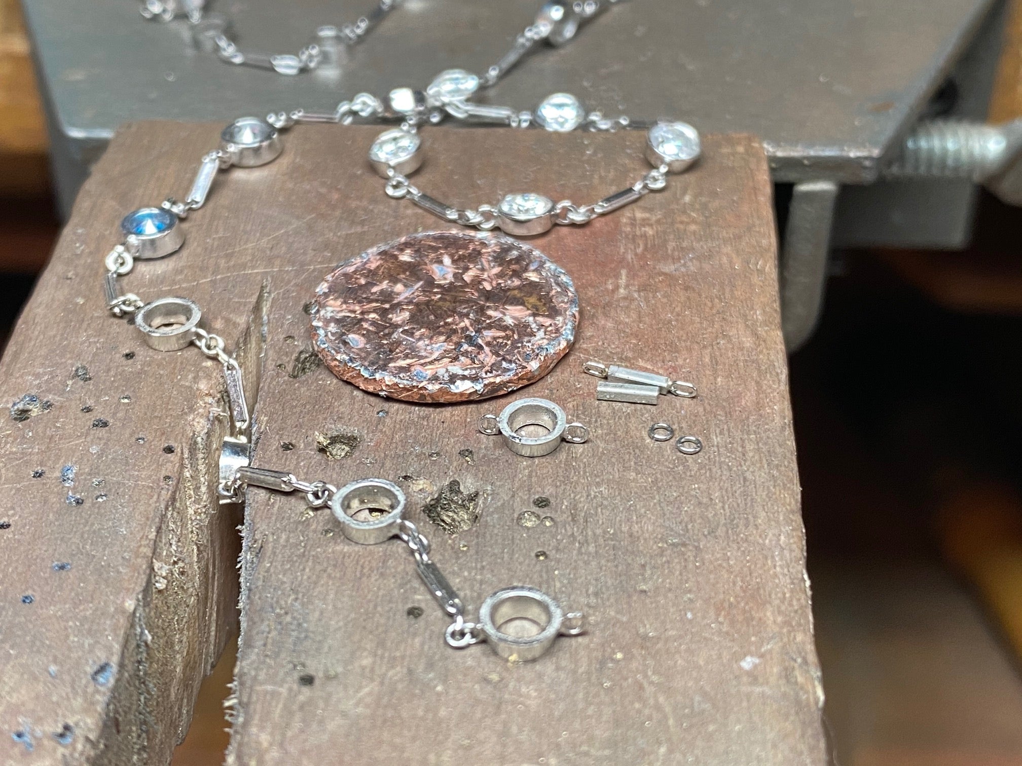 Custom Diamond Chain Necklace in Platinum