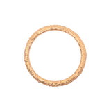 Round Sand Band in 14k Rose Gold