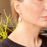 Loave Pearl Earrings in 22k Gold
