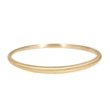 Tapered Bangle Plain in Yellow Bronze L