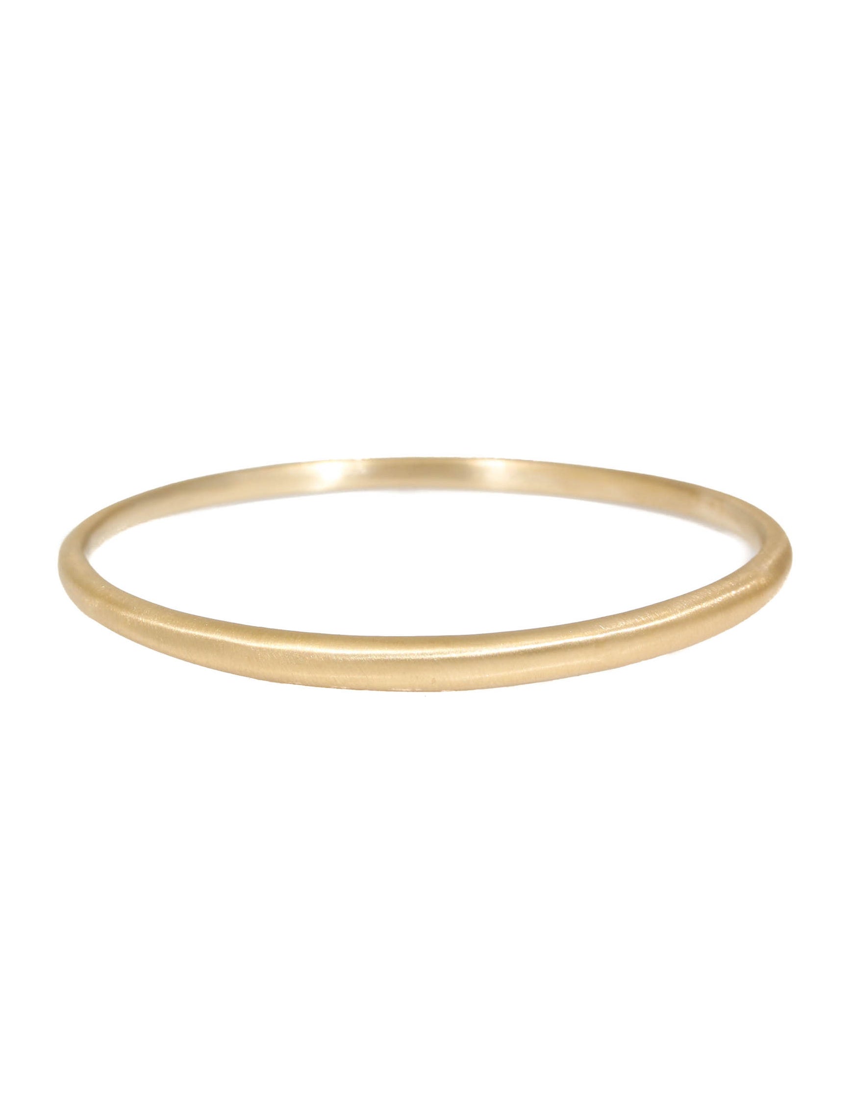 Tapered Bangle Plain in Yellow Bronze L