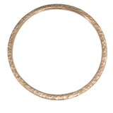 Channel Bracelet in Yellow Bronze with 9 Autumn Diamonds M