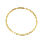 Channel Bracelet in 18k Yellow Gold with 9 White Diamonds
