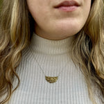 Small Kinoko Necklace in Yellow Bronze