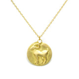 Aries Pendant in 18k Yellow Gold