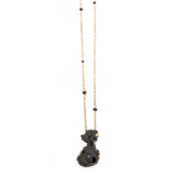 Steel Splatter Pendant