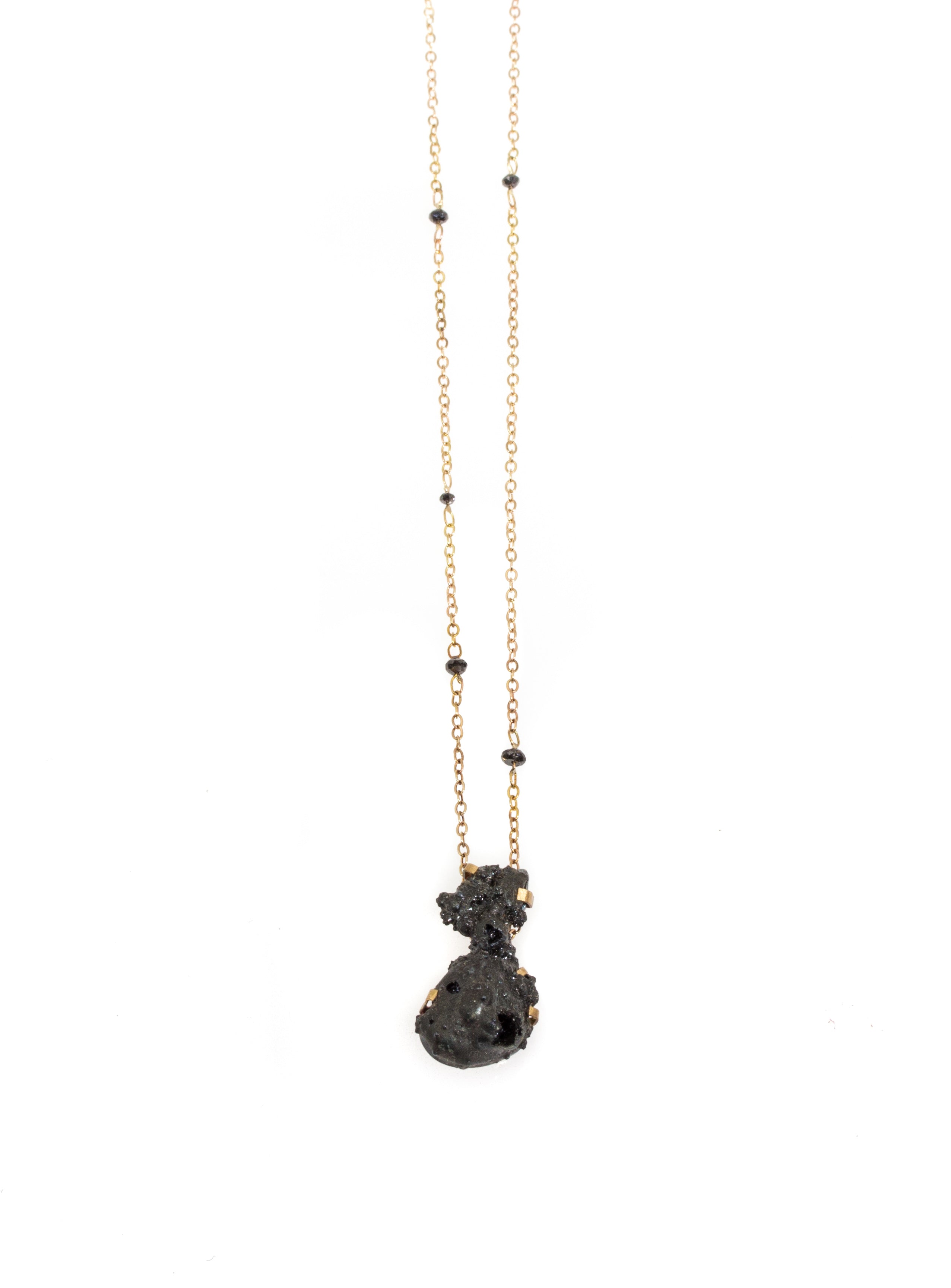 Steel Splatter Pendant