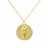 Virgo Pendant in 18k Yellow Gold Pendant Only