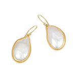 Loave Pearl Earrings in 22k Gold