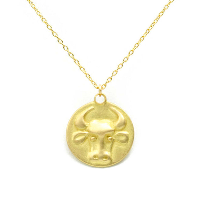 Taurus Pendant in 18k Yellow Gold Pendant Only