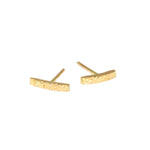 Sand Bar Post Earrings in 18k Yellow Gold