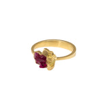Rock Candy Ruby Cluster Ring in 18k Gold