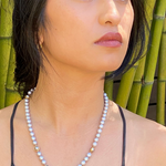 Pearl & Ball Bearing Necklace in 18k and 22k Gold