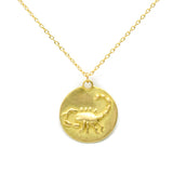 Scorpio Pendant in 18k Yellow Gold Pendant Only