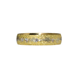 Fog Sand Band in 18k Yellow Gold with Diamonds