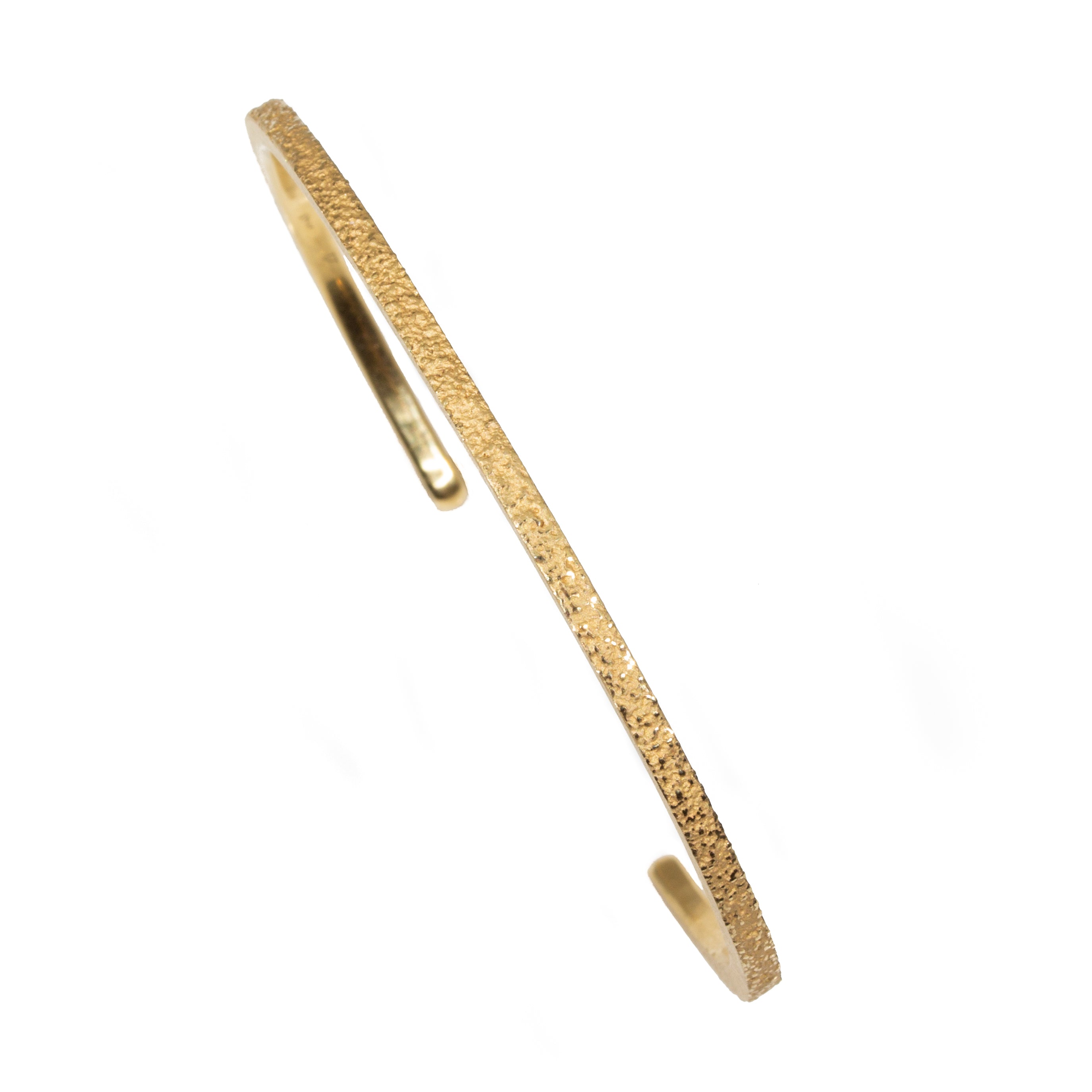 Sand Cuff Bracelet in 18k Yellow Gold