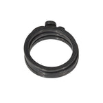 Stacking Circle Rings in Oxidized Silver with Diamonds