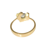 Open Sugar Lump Diamond Ring in 18k Gold
