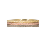 Slim Band in Sand-Textured 18k Yellow Gold