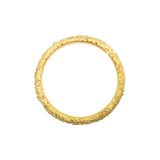 Round Sand Band in 18k Yellow Gold