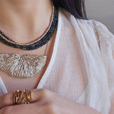 Large Kinoko Necklace in Silver