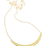 Compressed Sand Bar Necklace in 18k Yellow Gold