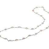 Custom Diamond Chain Necklace in Platinum