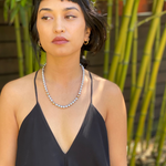 Pearl & Ball Bearing Necklace in 18k and 22k Gold