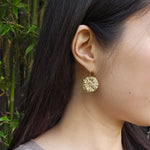 Kinoko Earrings in Bronze