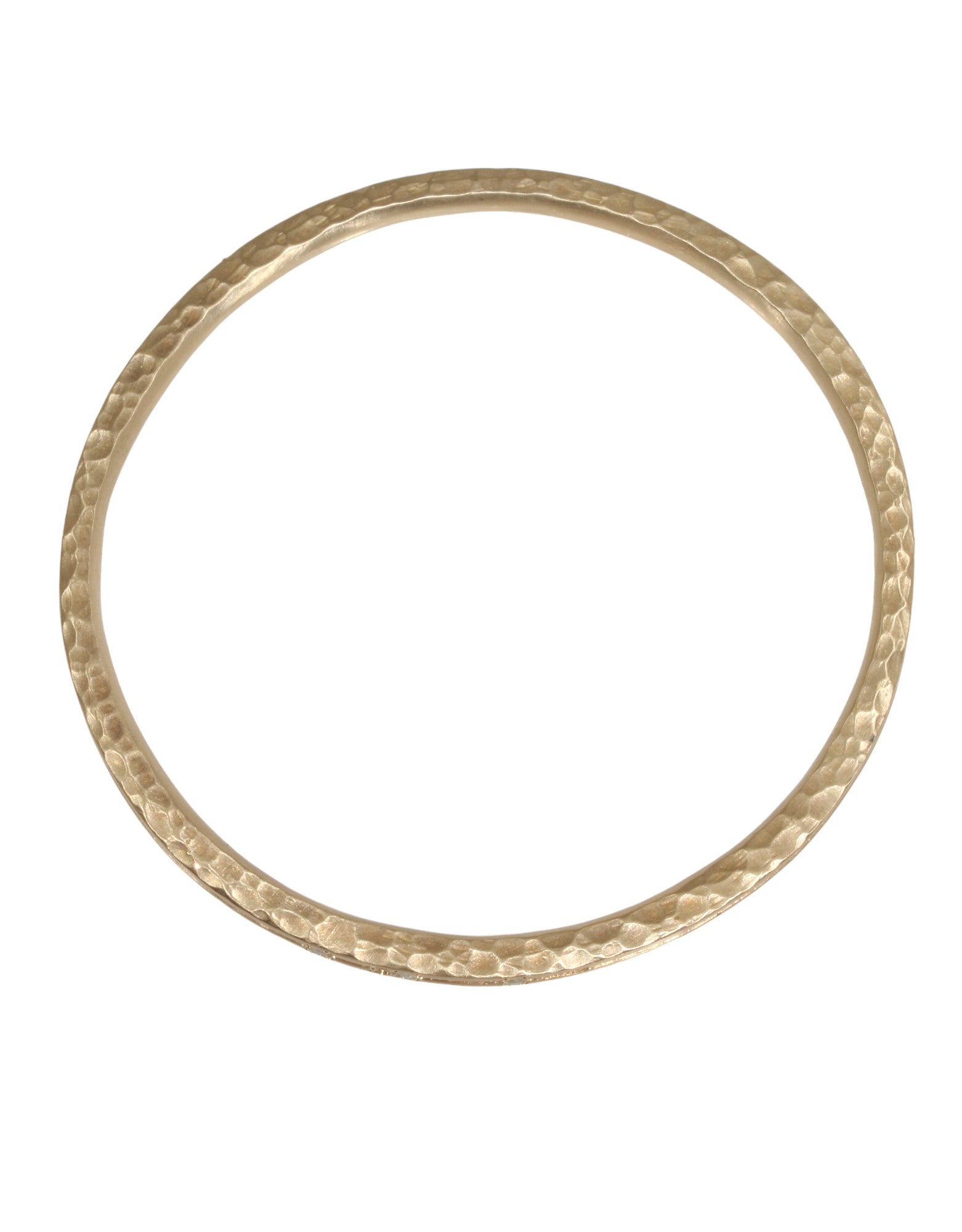 Channel Bangle in Yellow Bronze with 9 Yellow Diamonds - XL