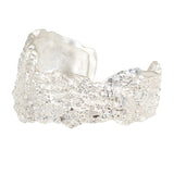 Aki Coral Cuff in Brushed Silver
