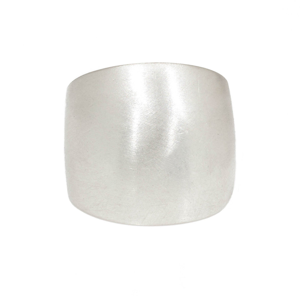Round Cuba Ring in Silver