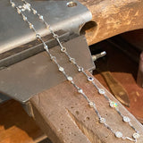 Custom Diamond Chain Necklace in Platinum