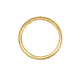 Eternity Diamond Band with Sand Texture in 22k Gold