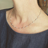Custom Diamond Chain Necklace in Platinum