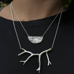 Small Kinoko Necklace in Silver