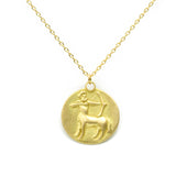 Sagittarius Pendant in 18k Yellow Gold Pendant Only
