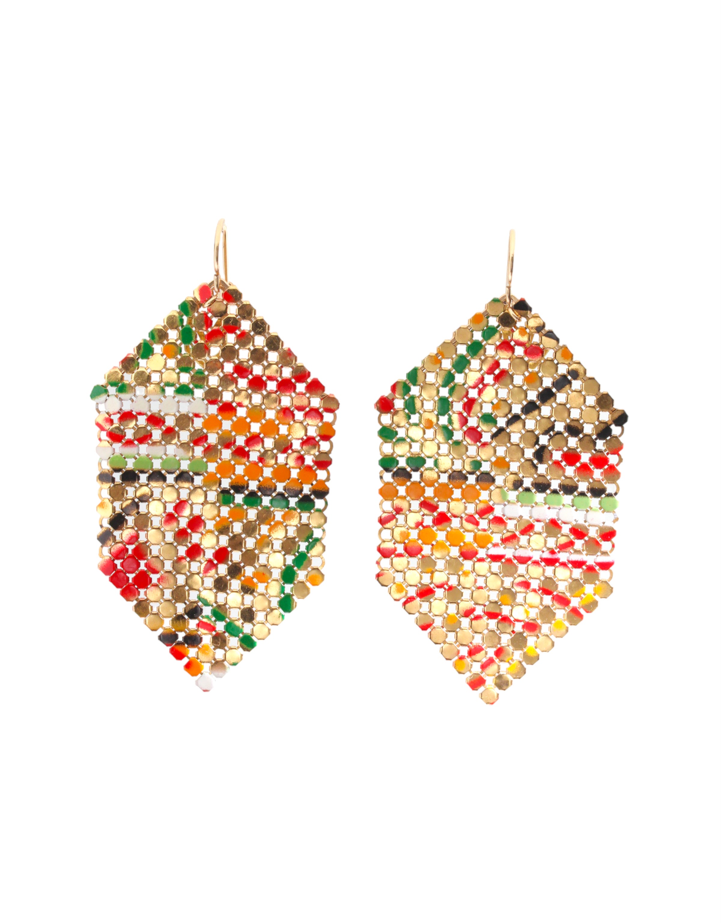 Graffiti Large Banner Earrings