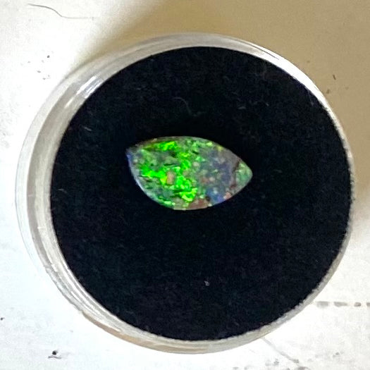 Opal Pendant in Sand-Textured 18k Rose Gold