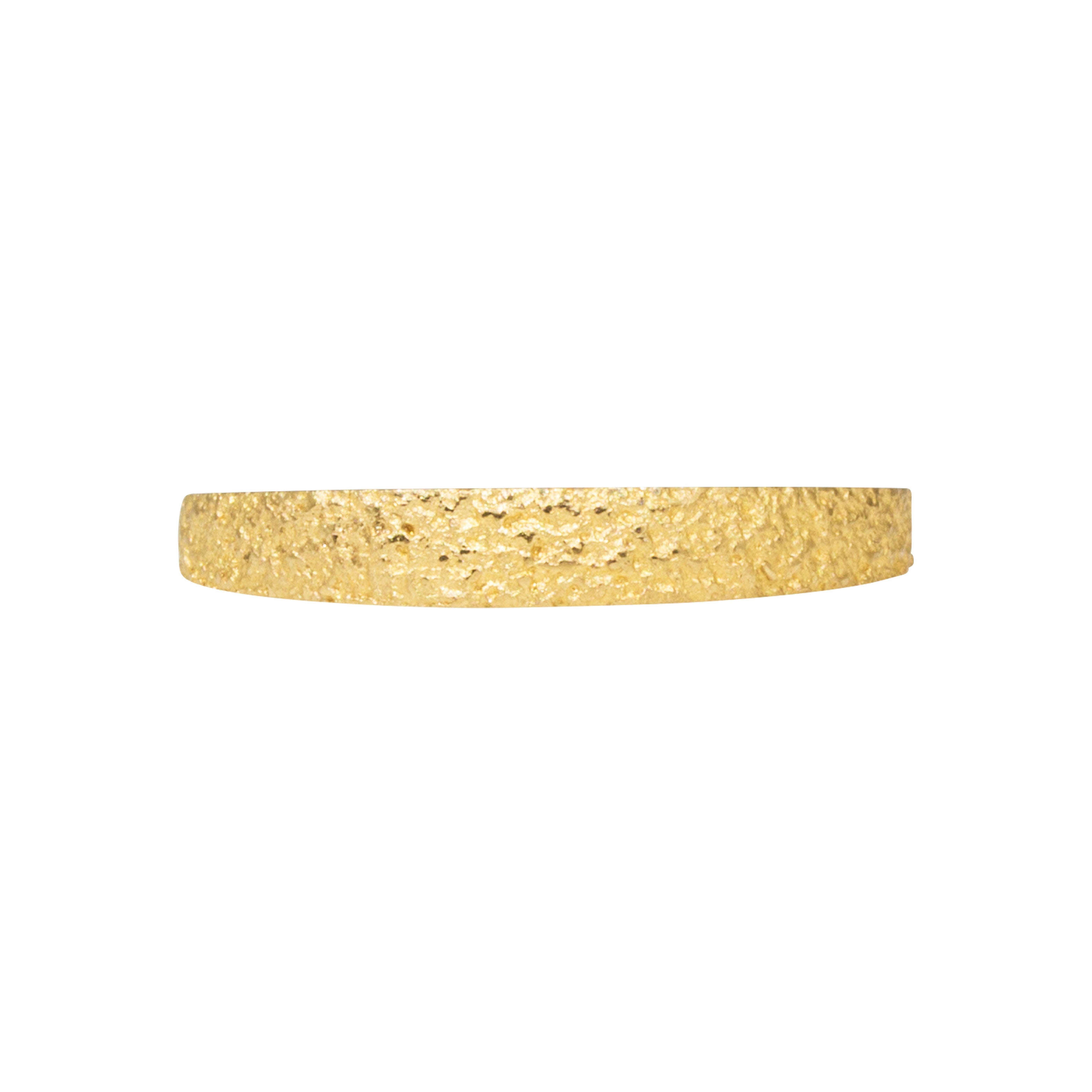 Tapered Sand Band in 18k Yellow Gold