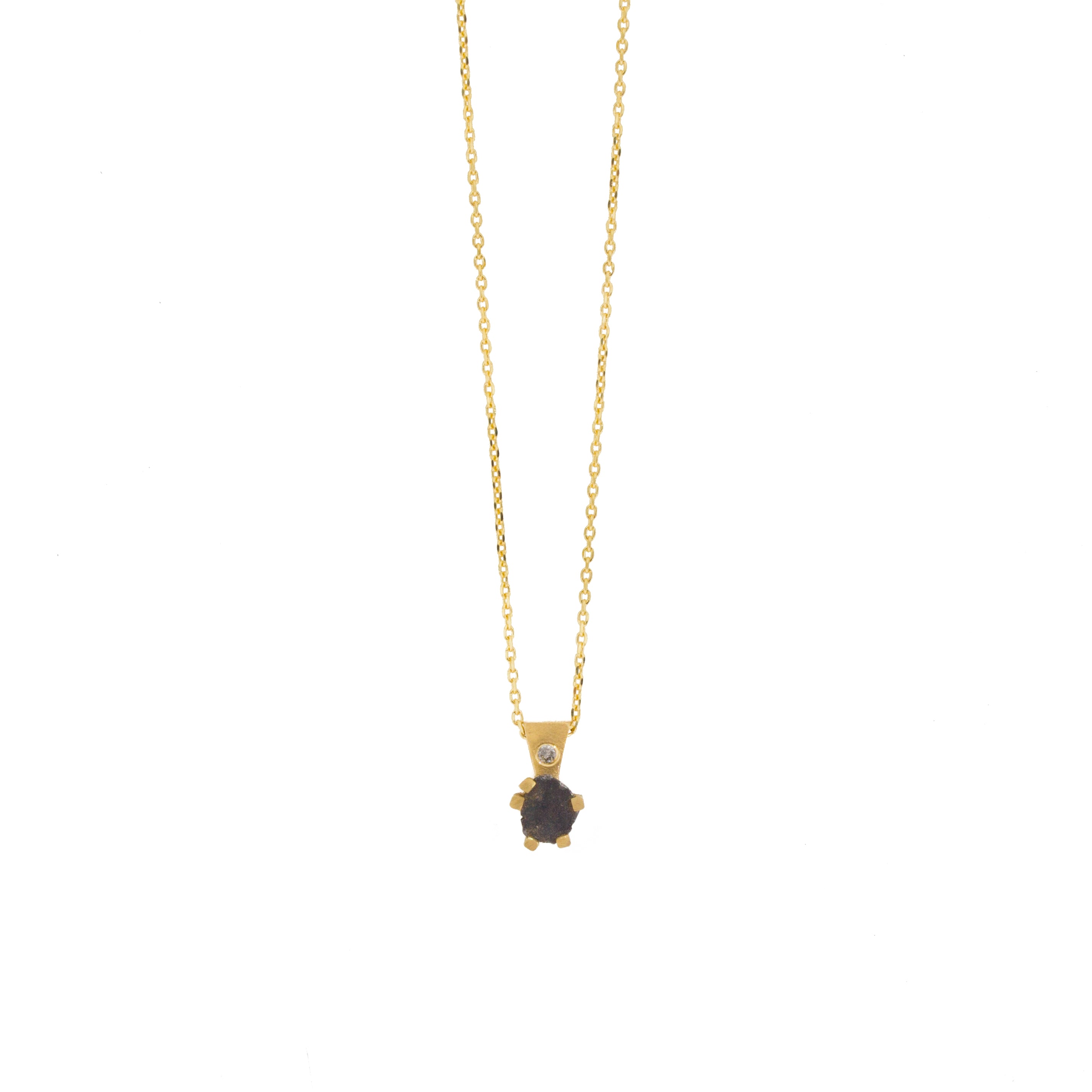 Nail Head Pendant in 18k Yellow Gold