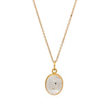 Enhydro Quartz Pendant in 22k and 18k Gold