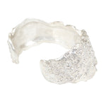 Aki Coral Cuff in Brushed Silver