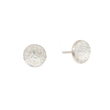 Organic Round Topography Posts in Silver