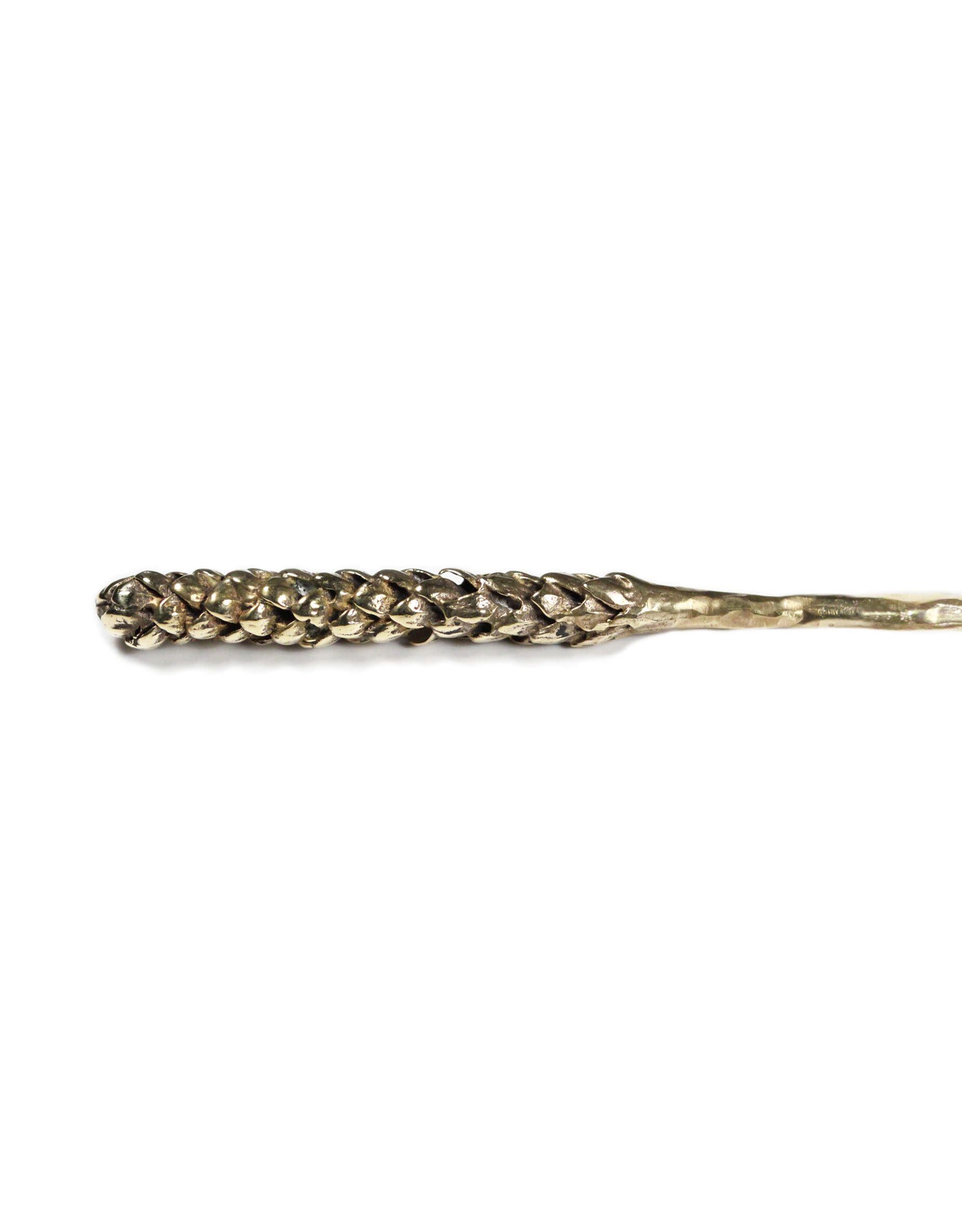 Araucaria Hair Stick in Yellow Bronze